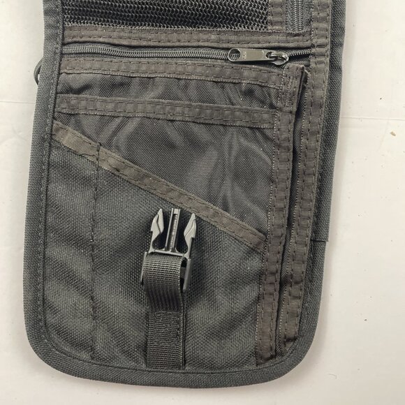 Eagle Creek Travel Wallet Passport Holder Neck Bag  ID Pouch Crossbody Black - Picture 11 of 12